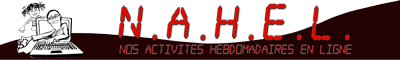 Image de : N.A.H.E.L. - Nos activités hebdomadaires en ligne